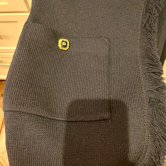 ST. JOHN.   Caviar With eyelash trim Amazing with jeans too!   ❤️.  10 flaw - Picture 6 of 8